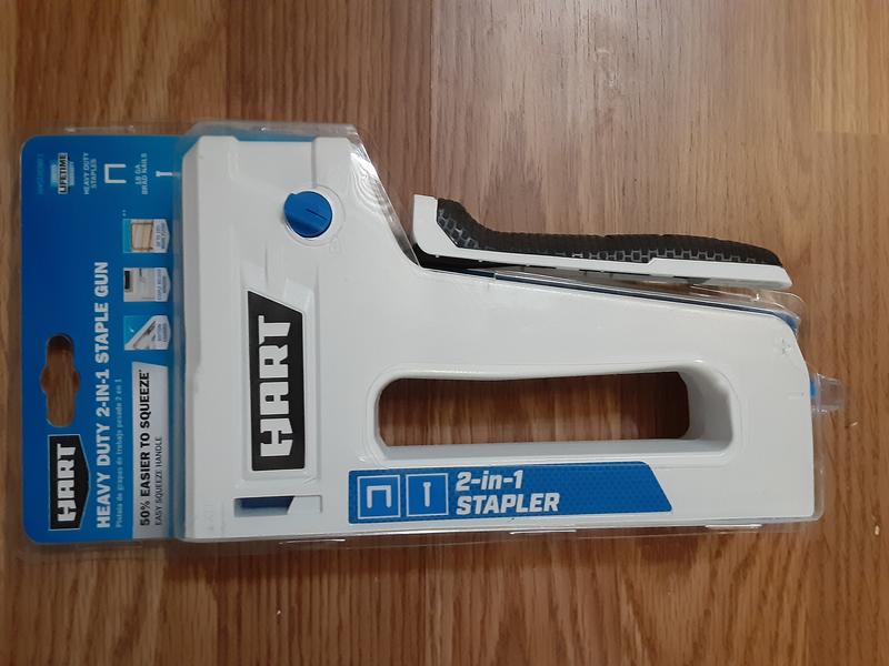 HART Heavy Duty Plastic Stapler for Upholstery and Home Repair Projects