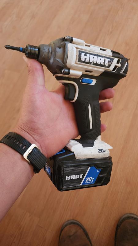 HART 20V Cordless Impact Driver Kit (HPID01B) for sale online