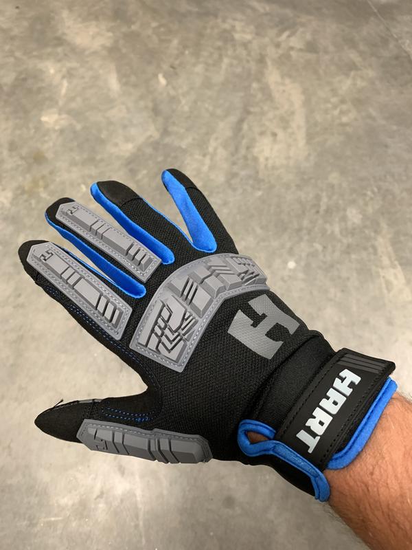 HART Performance Fit Work Gloves, 5-Finger Touchscreen Capable