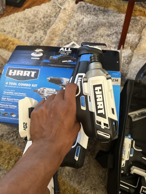 Hart HPCK402B Cordless 4-Tool Combo Kit