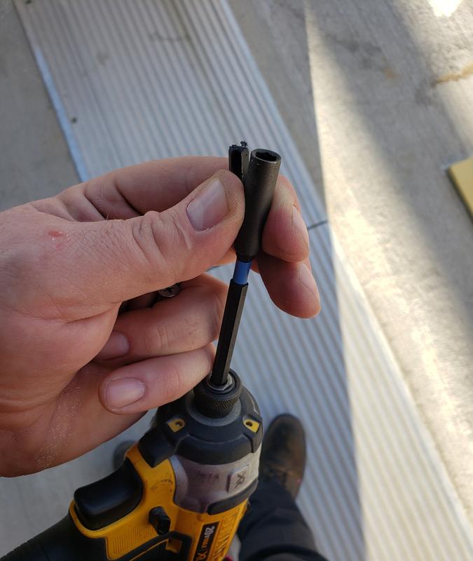 Dewalt bit holder discount stuck