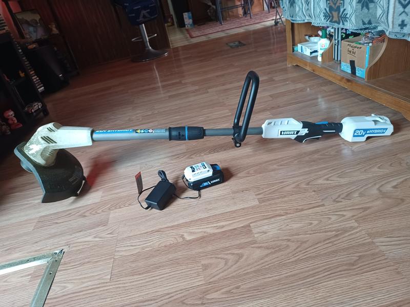 Hart 20v clearance hybrid string trimmer