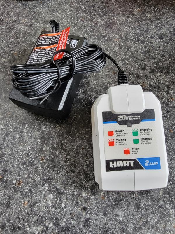 HART 20-Volt 3A Rapid Charger (Battery Not Included) 