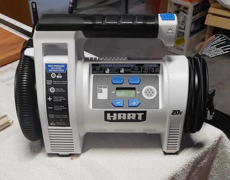 Hart 20v inflator discount review