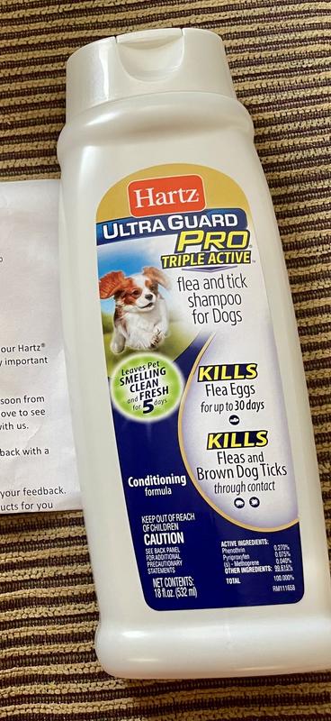 Hartz ultraguard pro triple action shampoo best sale