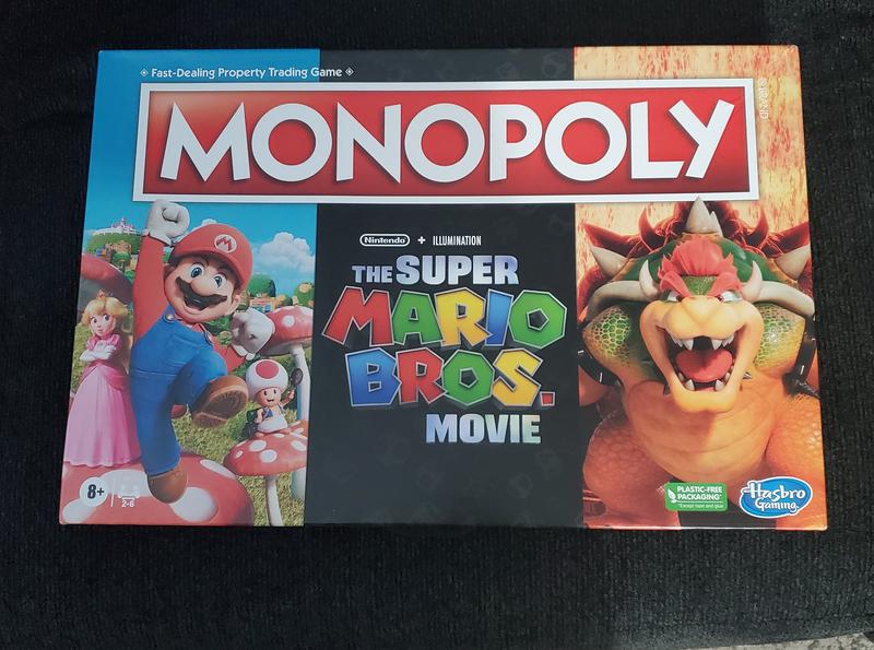 Monopoly The Super Mario Bros. Movie Edition Family Board Game Bowser Token