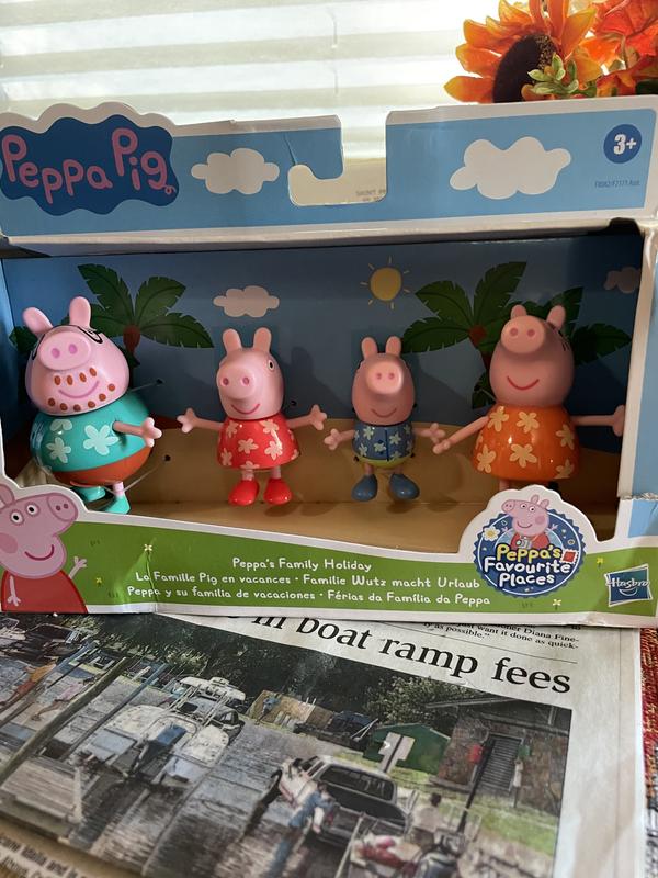 La famille Pig en vacances Figurine Peppa Pig