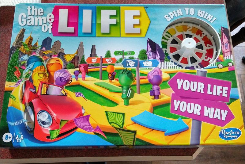 The Game of Life Game, Family Board Game, For Ages 8+, Pegs Come
