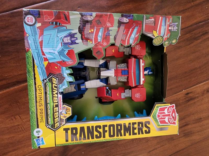 Transformers Bumblebee Cyberverse Adventures - Ufficiale Optimus Prime  Electronic Robot 10 Pollici - Giocattolo Trasformante 2 In 1