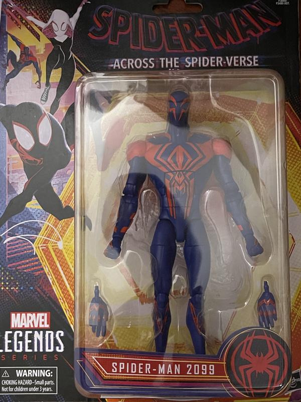 Marvel Legends Series Spider-Man: Across The Spider-Verse Spider-Man 2099  6-inch Action Figure Toy, 2 Accessories