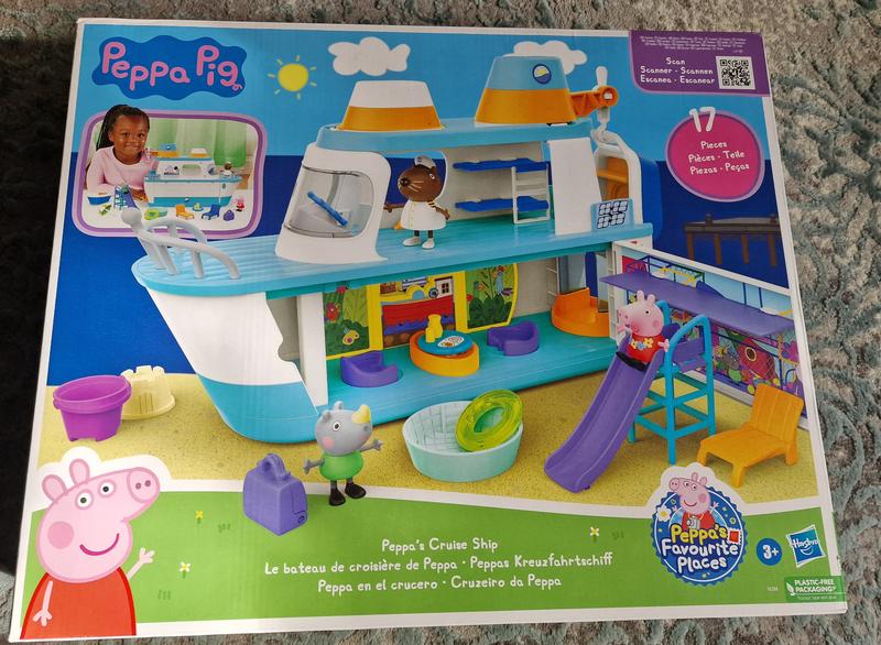 Bateau de croisière Peppa Pig Hasbro F6284 3 étages 17 pieces - Caverne des  Jouets