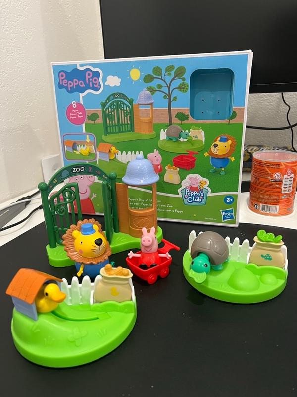 Peppa pig best sale zoo playset