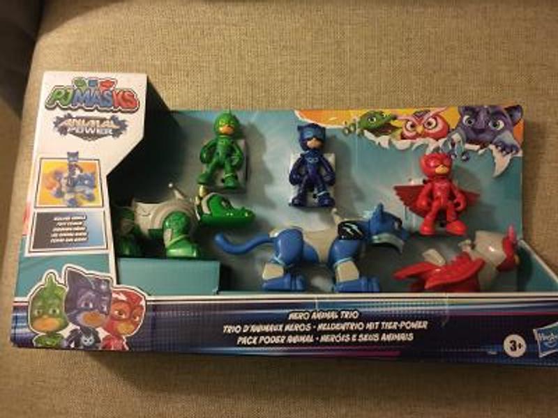 PJ Masks Animal Power Hero Animal Trio Preschool Toy, Action