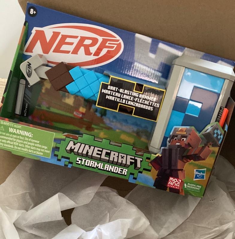 Buy the Nerf Minecraft Stormlander Toy Gun IOB