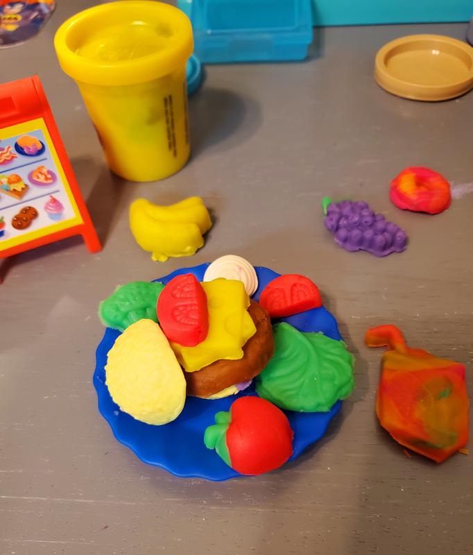 Play-Doh Kitchen Creations Busy Chef's Restaurant Playset, 2-Sided Play  Kitchen Set, Preschool Cooking Toys, Kids Arts & Crafts, Ages 3+