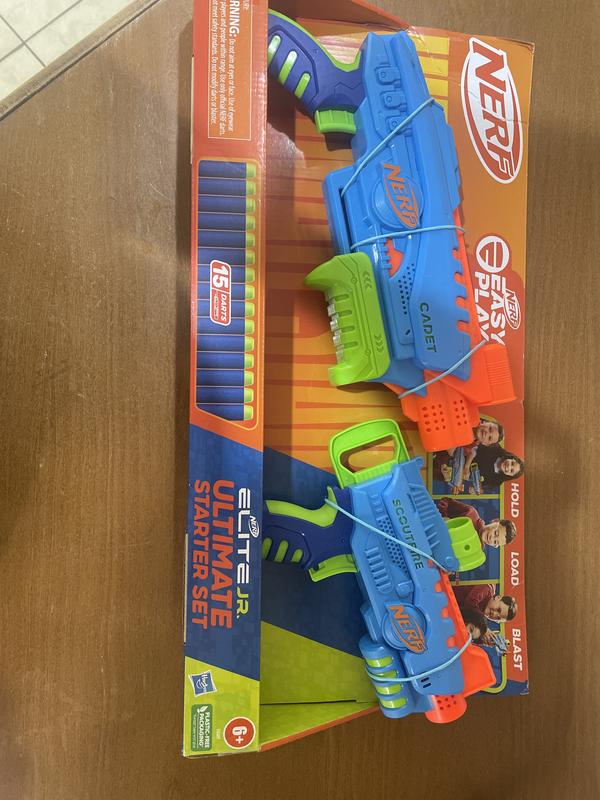 Nerf Elite Junior Ultimate Starter Set for Boys and Girls with 2 Kids Toy  Blasters and 15 Darts