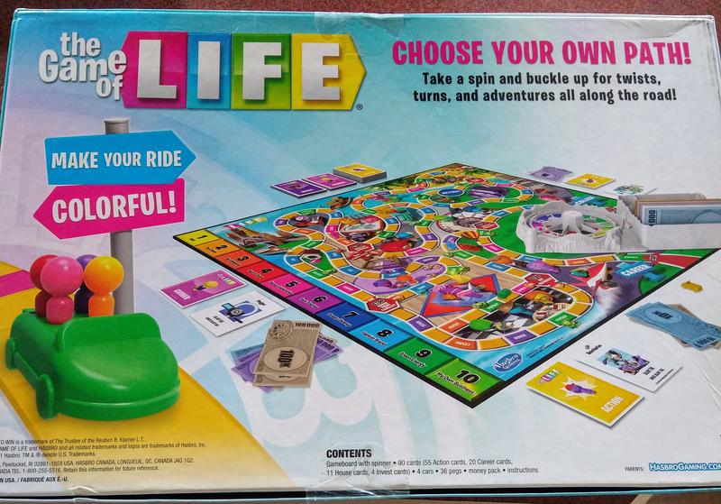 life game pieces