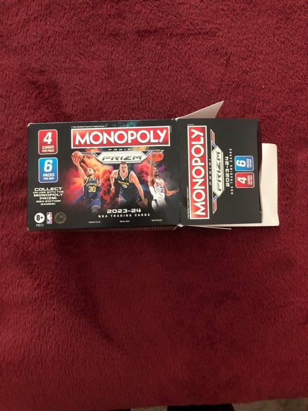 2023 24 monopoly prizm nba booster box Amazon.com: Monopoly Panini Prizm: 2024-25 and Legends NBA Trading Cards Booster  Box | Collect or Use with Monopoly Panini Prizm: NBA Edition Games main image 0