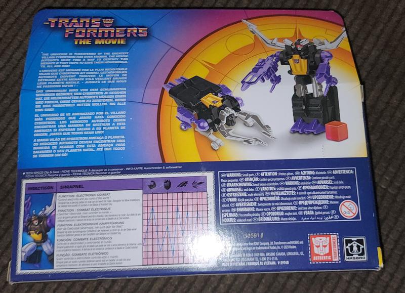 Transformers Shrapnel the Movie G1 Retro Reissues - Macy's