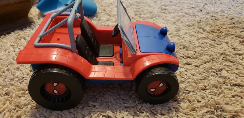 Marvel Spider-Man, Spider-Mobile, véhicule avec figurine Miles Morales à  l'échelle de 15 cm, jouets Marvel pour enfants