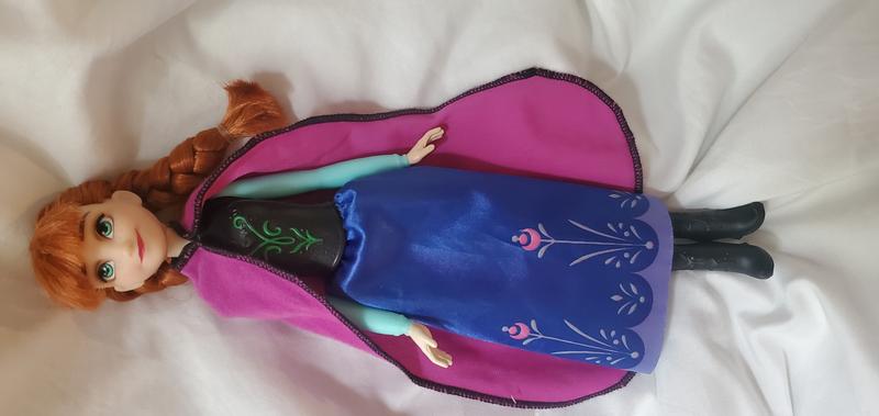 Disney'S Frozen Shimmer Anna Fashion Doll, Skirt, Shoes, And Long Red Hair