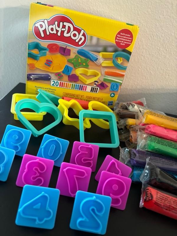 Play doh numbers and letters hotsell