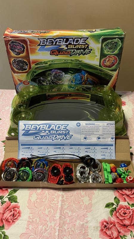 Beyblade Burst Quaddrive Collision Nebula Beyblade Stadium Battle