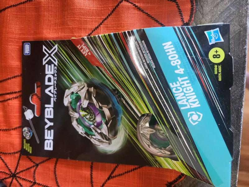 Beyblade X Kit Inicial Lance Knight - Top Y Lanzador Con Sistema De Aceleración X, Para Batallas Emocionantes