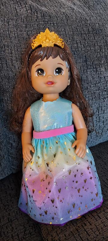 Baby Ellie with long hair