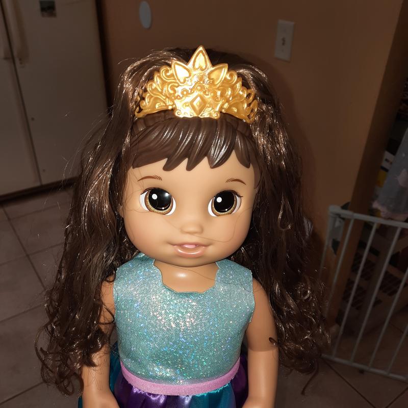 Baby Alive Princess Ellie Grows Up! Brown Hair Doll