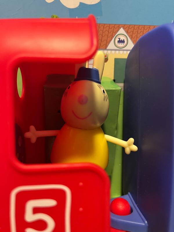 Peppa Pig Peppas Adventures Le train de Mlle Rabbit, jouet préscolaire  roulant et détachable avec 2 figurines, dès 3 ans au meilleur prix