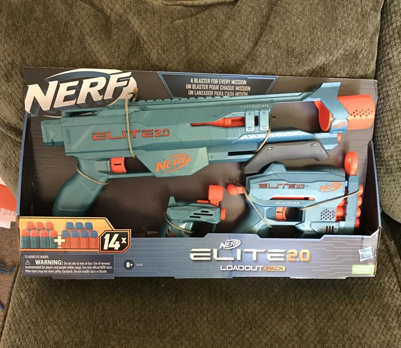 Nerf Elite, Pack de Groupe Ace SD-1, 10 Blasters et 20 fléchettes  Officielles, Viseur, Exclusivité , en Plastique, 10.8 x 42.3 x 17.1 cm