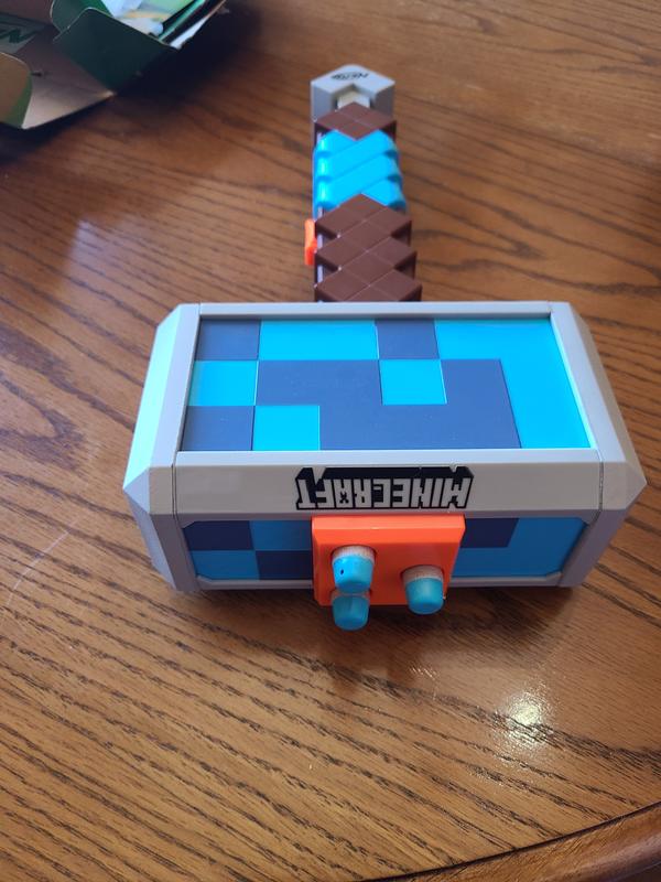 Nerf Minecraft Stormlander DartBlasting Hammer, Includes Nerf Elite