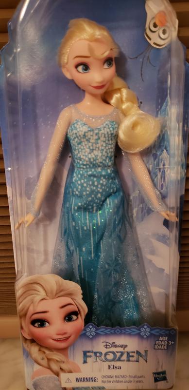 Disney Frozen Elsa Basic Hair Styling Head Toy w/14 pcs of
