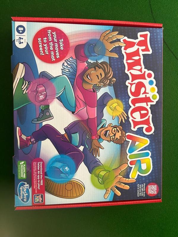 Twister Air, jeu Twister avec appli RA, se connecte aux smartphones et  tablettes, jeux actifs de groupe, dès 8 ans bleu - Hasbro Gaming