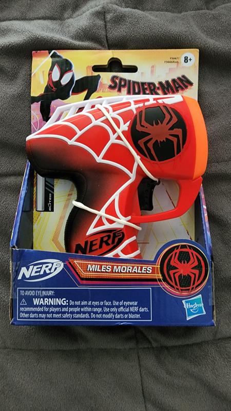 Nerf Spider-Man: Across The Spider-Verse, Spider-Man 2099 Dart Blaster, 2  Nerf Elite Darts