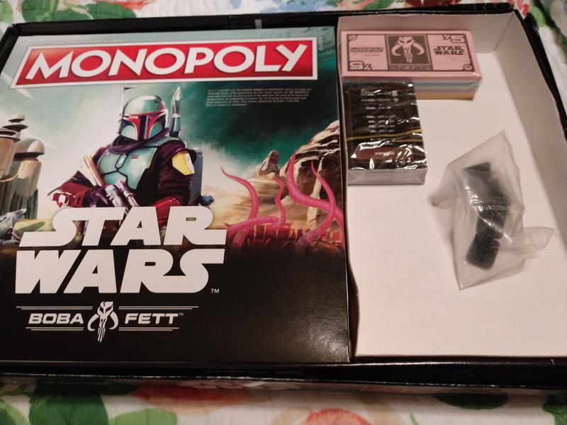 Hasbro Original Monopoly: Star Wars Boba Fett Versão em espanhol Jogo de  tabuleiro