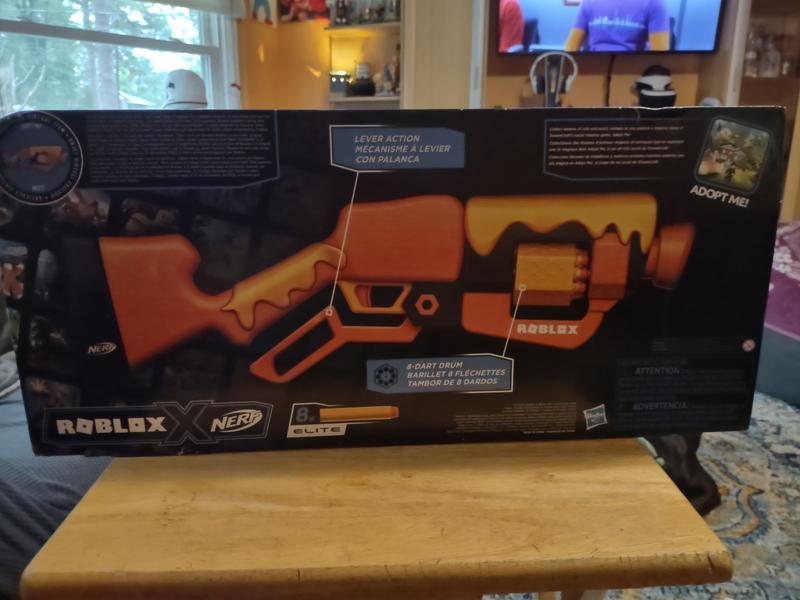 Hasbro F2486 Nerf Roblox Adopt Me!: BEES! Lever Action Blaster, 1