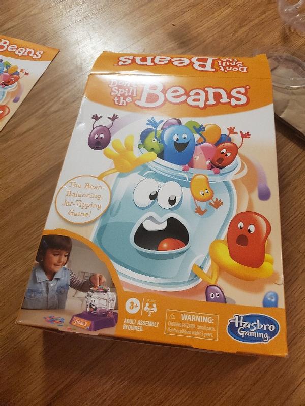  Hasbro Gaming Don't Spill The Beans Game for Kids, Easy and Fun  Balancing Game for Kids Ages 3 and Up, Preschool Games for 2 Players, Kids  Board Games : Toys 