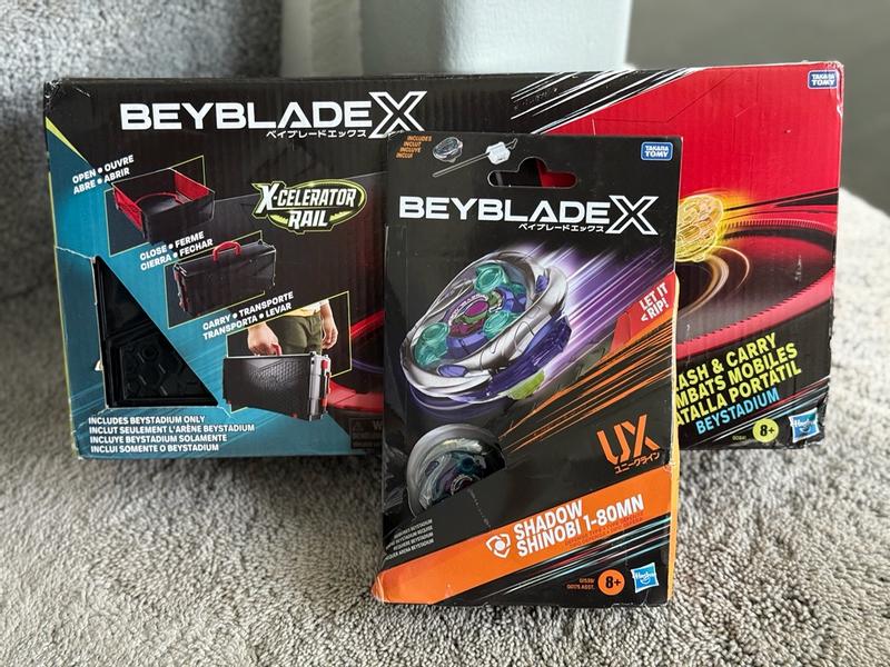 Hasbro Beyblade X Shadow Shinobi 1-80MN UX Starter Pack Set | GameStop
