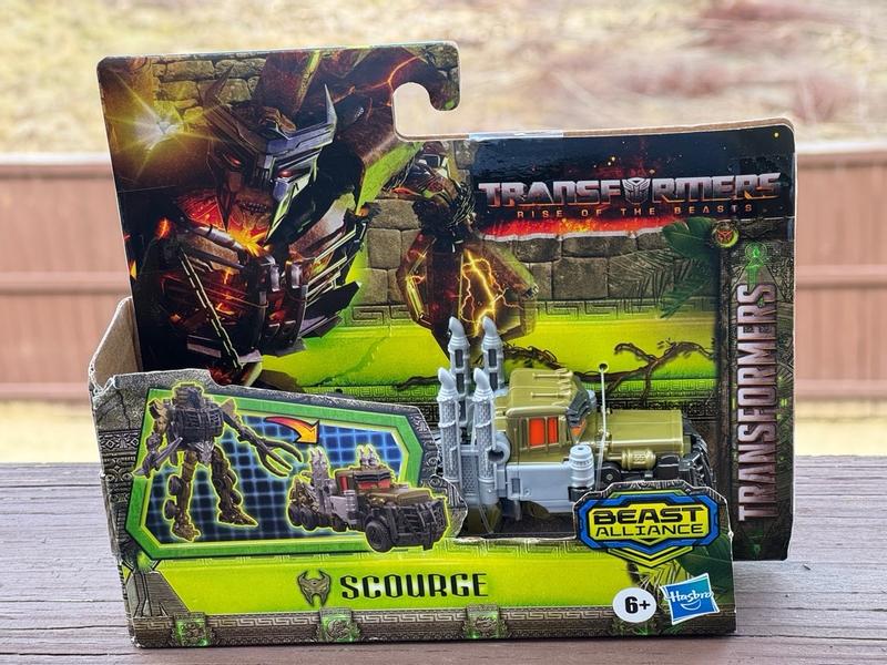 Transformers: Rise of the Beasts Movie, Beast Alliance, Battle Changers  Scourge Action Figure, 4.5 Inch