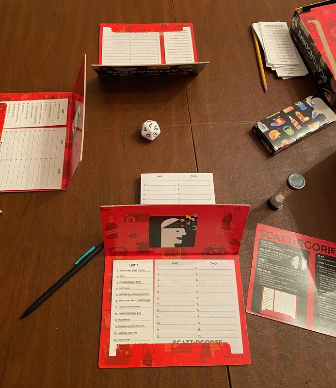 Classic Scattergories Game, Party Game for Adults and Teens Ages