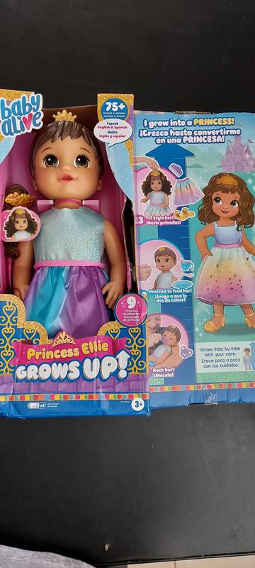 The Baby Alive Princess Ellie Grows Up Doll!