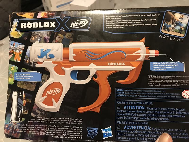 Shop Nerf Roblox Arsenal: Soul Catalyst Dart Blaster, Includes