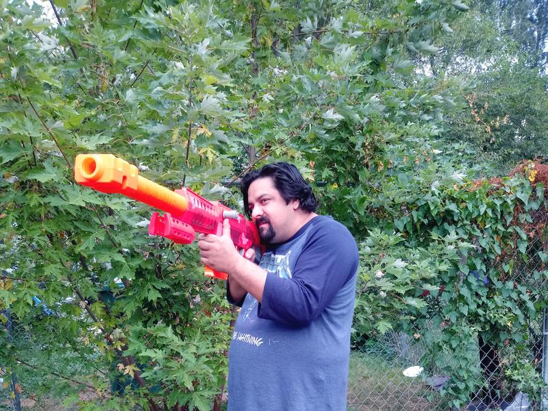 NERF Fortnite Heavy SR Blaster Longest Fortnite Blaster Ever, Removable  Scope