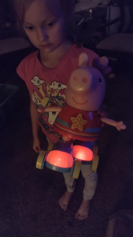 Peppa Pig Roller Disco Peppa Toy with Pull-and-Go Action; 11 Inches High  with Lights, Speech, Music; Ages 3 and Up - Peppa Pig