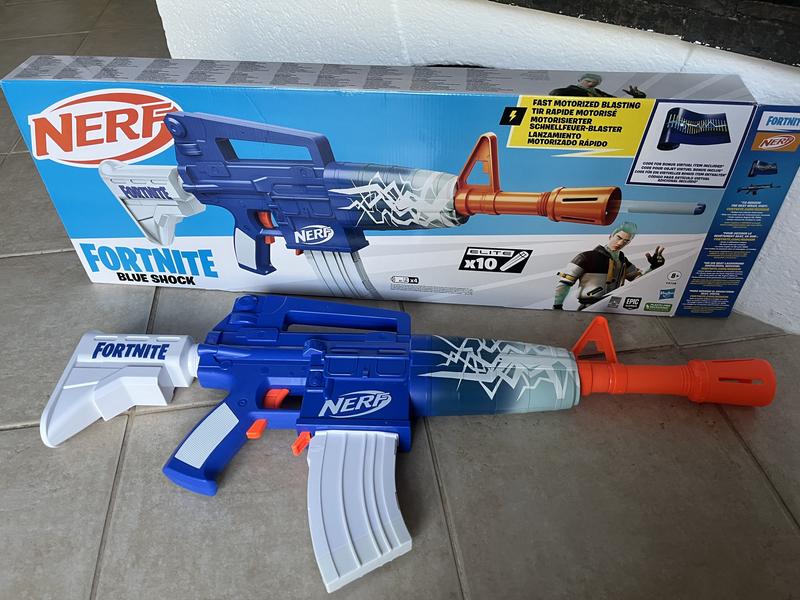 Nerf Fortnite Blue Shock Dart Blaster | Toys R Us Canada Nerf Fortnite Blue Shock Dart Blaster | Toys R Us Canada