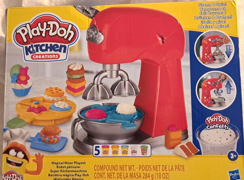 Play-Doh Kitchen Creations Magical Mixer Playset, Toy Mixer with Play  Kitchen Accessories - Play-Doh