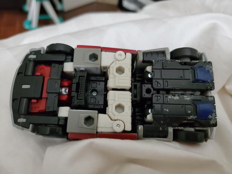 The bottom view of the car