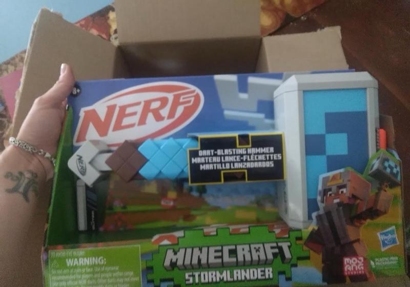 Nerf Minecraft Stormlander Dart Blasting Hammer - Shop Blasters at